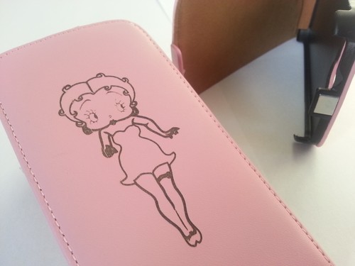 Custodia telefono flip - , rosa