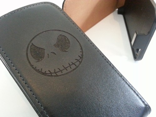 Custodia telefono flip nera